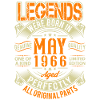 1966 May Birthday Legend