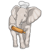 Elephant Baker Pasta Wood
