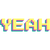 yes 90s pixel word