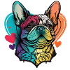 French Bulldog Motifs