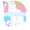 Cat Mama Retro