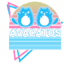 Drôle d’avocat rétro de chat