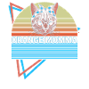 Funny Orange Cat Retro