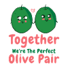Saint-Valentin Olive Couples Rencontres Romance
