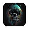 Astronaute abstrait