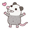 Cute Opossum Doodle