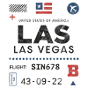 Las Vegas airport tag
