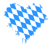 Bayern Herz Wappen Freistaat