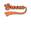 Groom groom lettering
