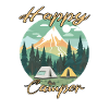 Fun camper and hiker lover