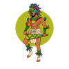 Aztec god of wind - Quetzalcoatl