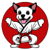 Dog does martial arts self-defense