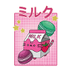 Kawaii Macaroons Milkshake Japana Strawberry