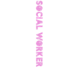 Travailleur social Drapeau américain