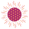 Mandala soleil rose