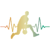 Heartbeat Basketball ECG Pulse