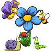 Cute Cartoon Insects
