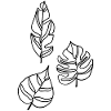 Sketch of nature (black)