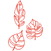 Sketch of nature (red)