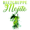 Blutgruppe Mojito Barkeeper