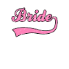 Bridal bride lettering