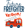 futur pompier camion de pompiers
