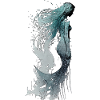 Aquarelle de Sirène Mystique