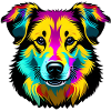 Bunter Hund