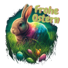 Bunter Osterhase | Frohe Ostern