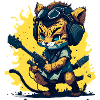 Tiger Gitarre