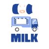 Cow Milk Milk Wagon