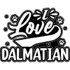 J’aime dalmatien