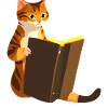 Kattböcker Kattbok Kattunge Läser Huskatt
