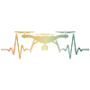 Heartbeat Drone Drones ECG Pulse