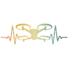 Heartbeat Drone Drones ECG Pulse