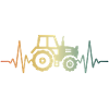 Hjerteslag Traktor Trekker Puls EKG