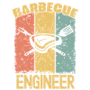 Ingénieur barbecue rétro