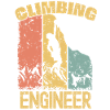 Ingénieur grimpeur rétro