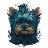Punky Yorkshire Terrier