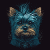 Punky Yorkshire Terrier