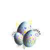 Blumen Ostereier Frohe Ostern
