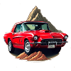 Car and Mountain