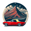 Car and Mountain
