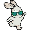 Sunglasses Easter Bunny Dances