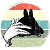 Pastel Handframe Sunset Circle