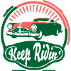Keep Ridin' Retro Logo