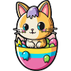 Easter cat