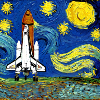 Space Shuttle Van Gogh