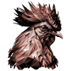 Geometric Chicken Head Abstract Polygonal
