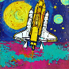 navette spatiale van gogh